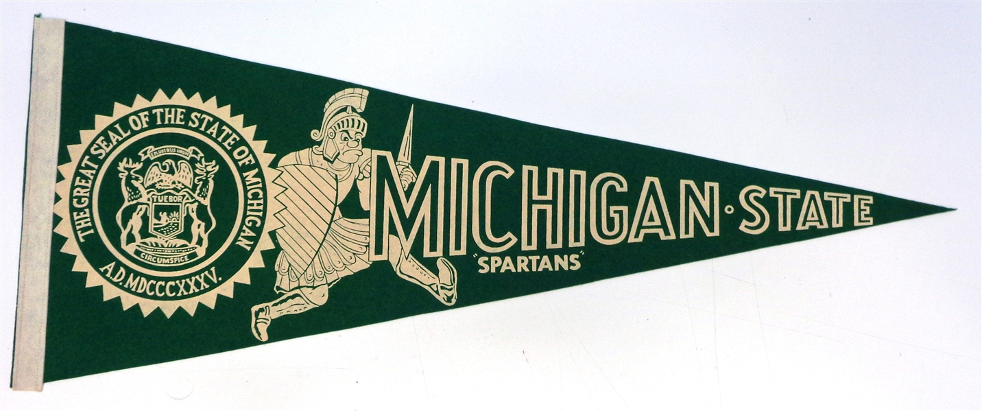 Michigan State Spartans Vintage Pennant