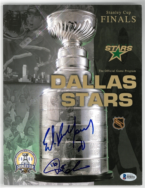 Ed Belfour Autographed 2000 Stanley Cup Program
