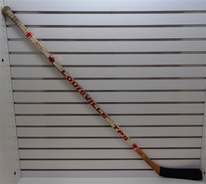 Lee Norwood Autographed Game Used Stick