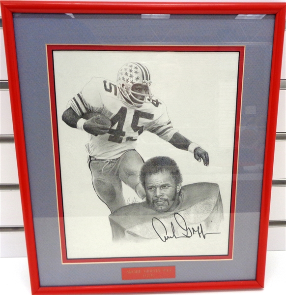 Archie Griffin Autographed Framed 8x10
