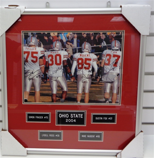 2004 Ohio State Autographed Framed Photo