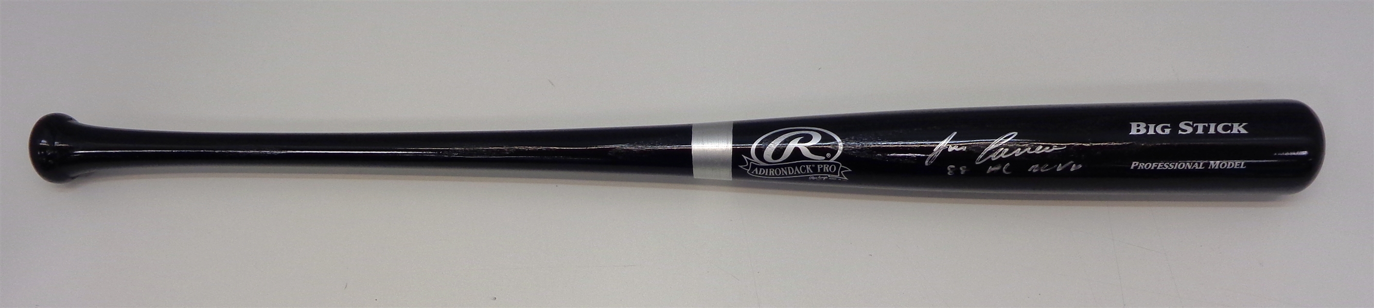 Jose Canseco Signed Rawlings Black Big Stick Baseball Bat w/88 AL MVP