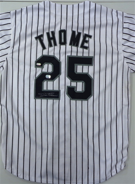 Jim Thome Autographed White Sox Jersey