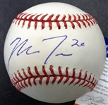 Mike Trout Pre-Rookie Autographed Baseball