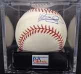 Albert Pujols Autographed PSA 8.5 Baseball