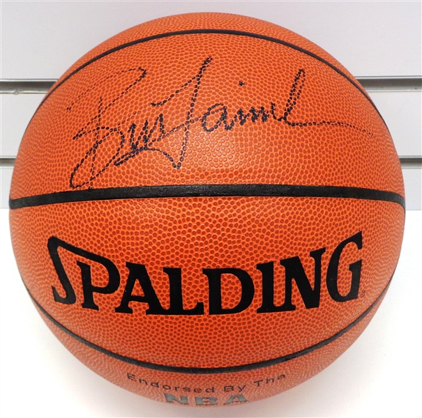 Bill Laimbeer Autographed Spalding Basketball