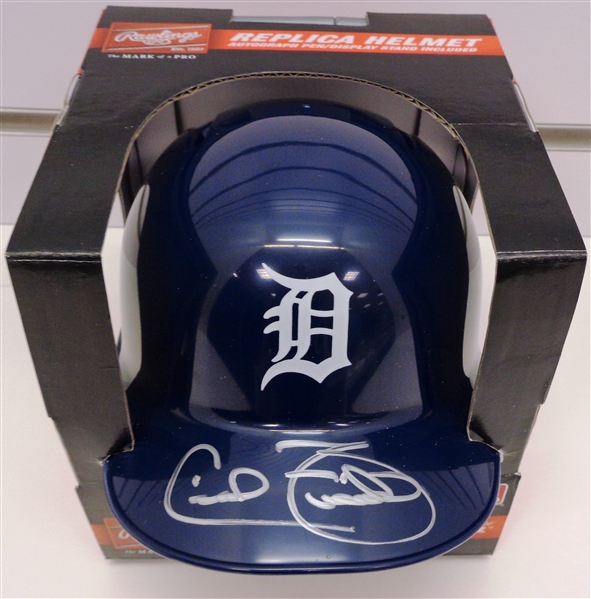 Cecil Fielder Autographed Tigers Mini Batting Helmet