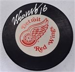 Vladimir Konstantinov Autographed Red Wings Puck