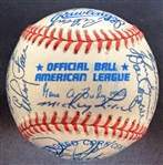 1968 Detroit Tigers Team Signed Ball - 30 Autographs