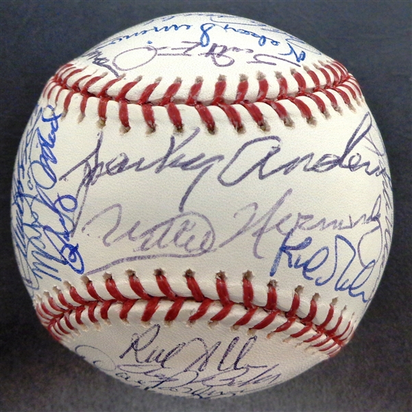 1984 Detroit Tigers Team Signed Ball - 39 Autographs