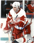 Bob Probert Autographed Red Wings 8x10 Photo