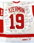 1997 Detroit Red Wings Team Signed Jersey - 30 Autographs