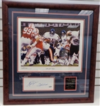 Walter Payton Autographed Matted Display - Pick up only