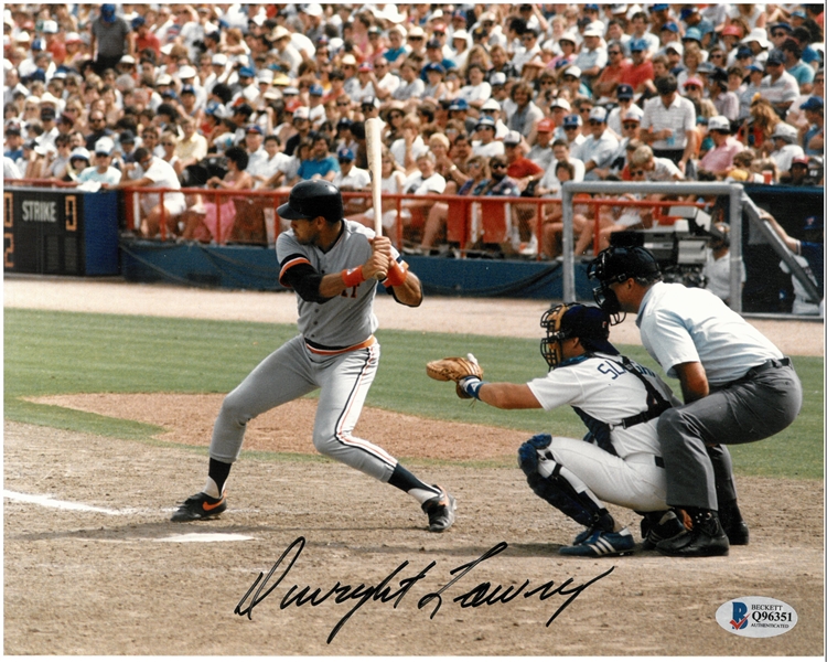 Dwight Lowry Autographed 8x10 Photo (84 Tigers Deceased)