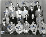 1950s Red Wings 11x14 Signed by 15