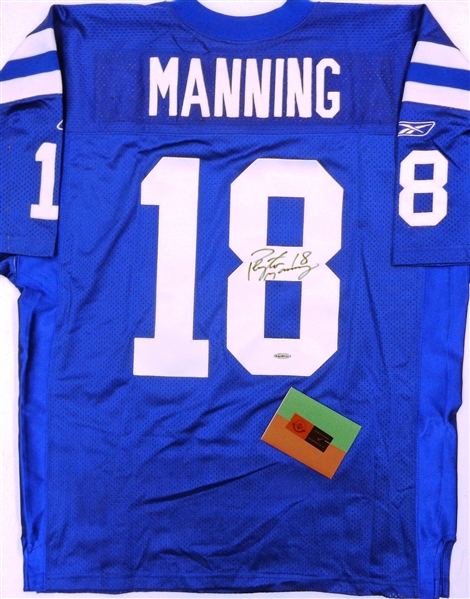 autographed peyton manning colts jersey