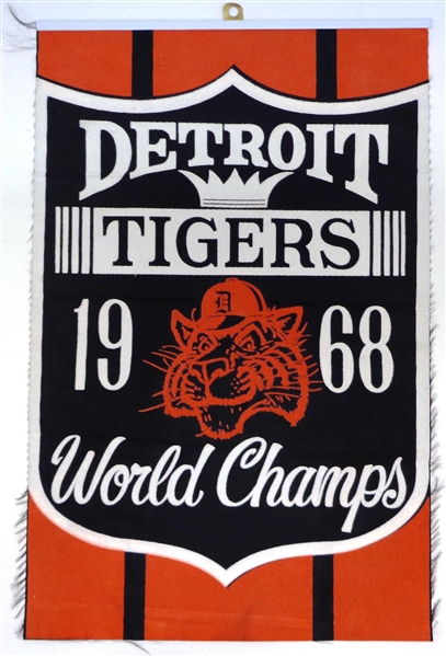 Detroit Tigers 1968 15x10" Banner