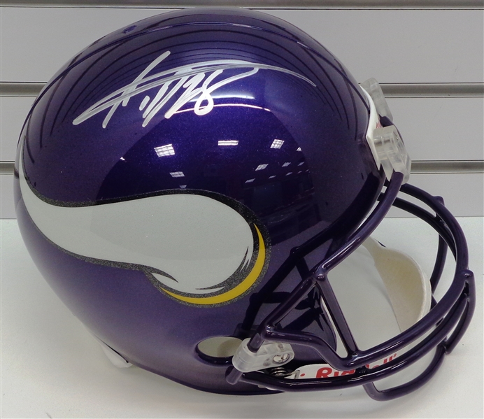 Adrian Peterson Autographed Minnesota Vikings Helmet