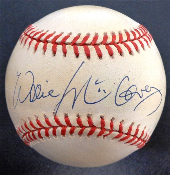 Willie McCovey Autographed Baseball