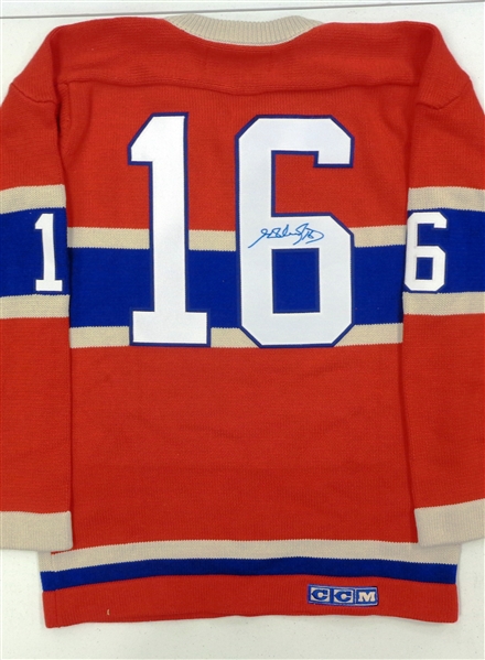 Henri Richard Autographed Canadiens Sweater