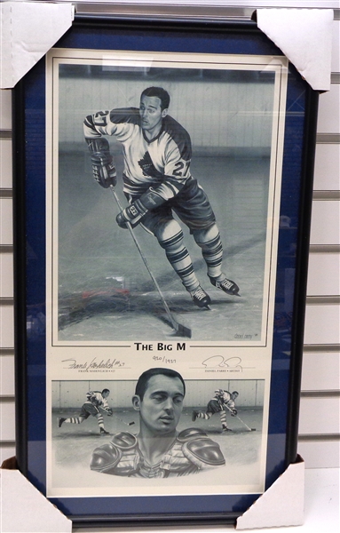 Frank Mahovlich Autographed Framed Lithograph