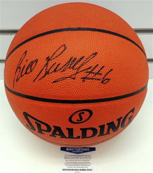 Bill Russell Autographed Official NBA Leather Basketball