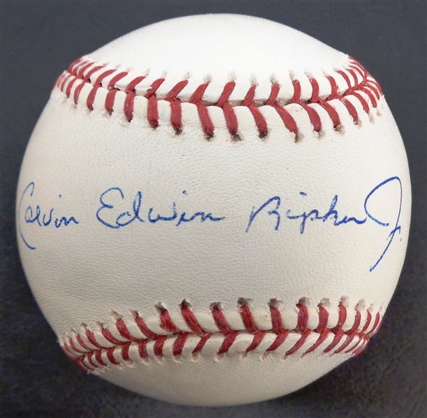 Cal Ripken, Jr. Full Name Autographed Baseball