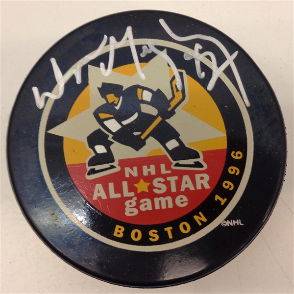 Wayne Gretzky Autographed 1996 All Star Official Game Puck