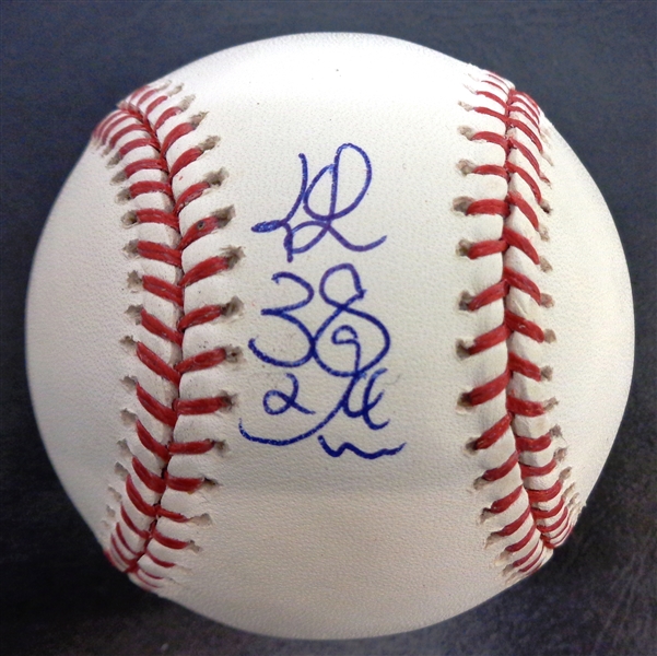 Fu-te Ni Autographed Baseball