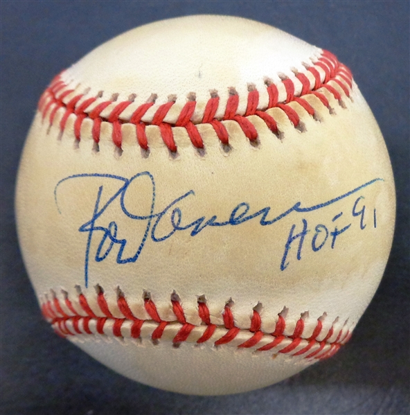 Rod Carew Autographed Baseball w/ HOF 91