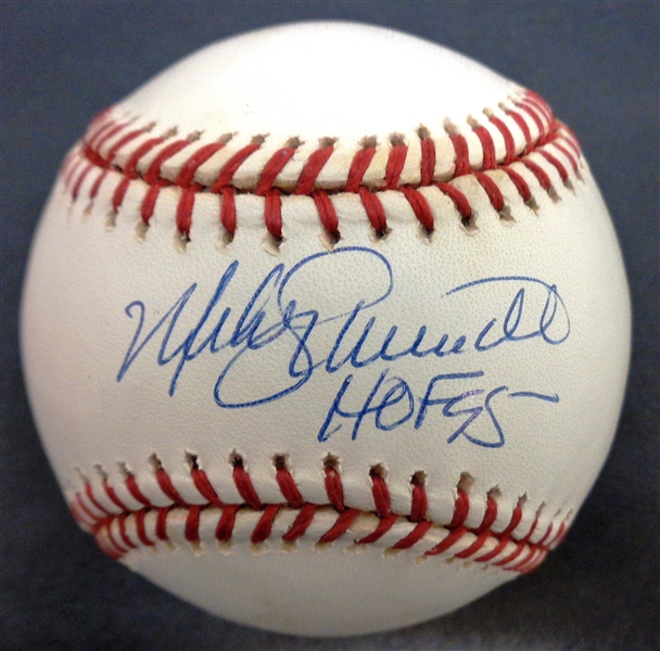 Mike Schmidt Autographed Baseball W/ HOF