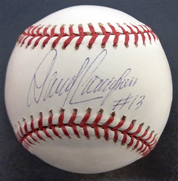 Dave Concepcion Autographed Baseball
