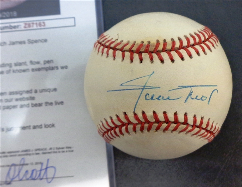 Willie Mays Autographed Baseball