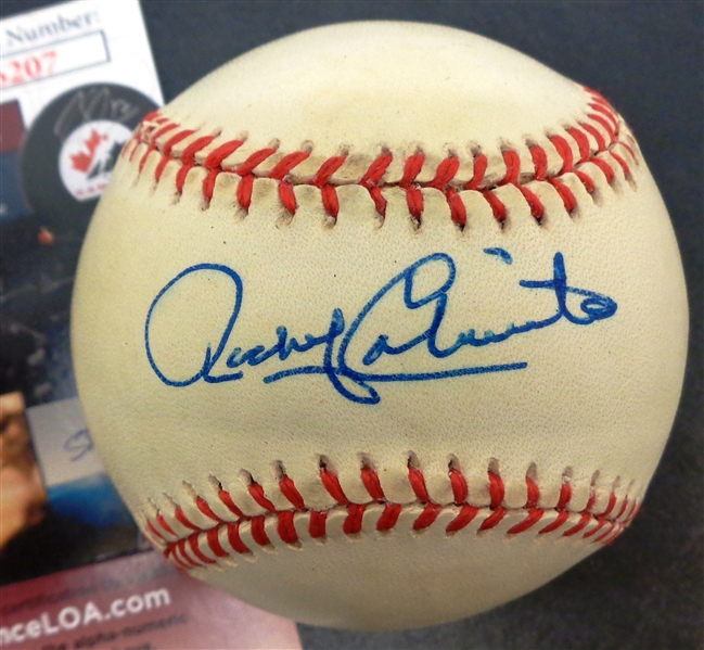Rocky Colavito Autographed Baseball