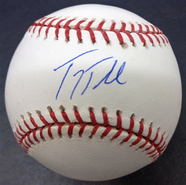 Troy Tulowitzki Autographed Baseball