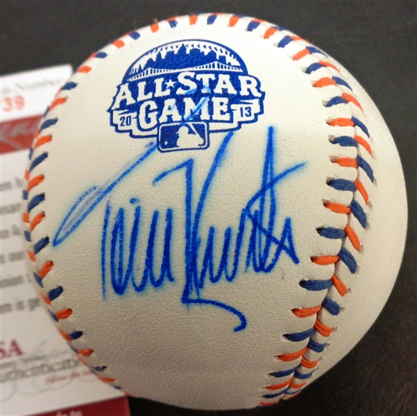 Torii Hunter Autographed 2013 All Star Baseball