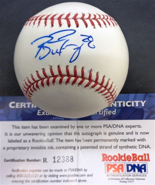 Buster Posey Autographed Rookie Baseball