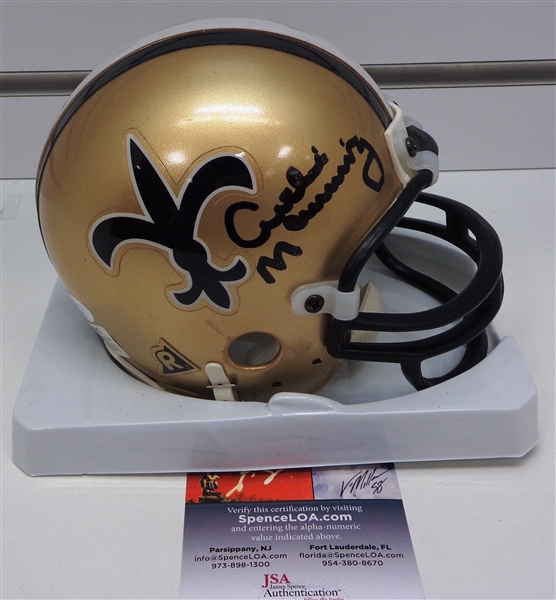 Archie Manning Autographed Saints Mini Helmet