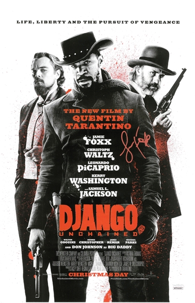 Jamie Foxx Signed Django Unchained 11x17 Movie Poster