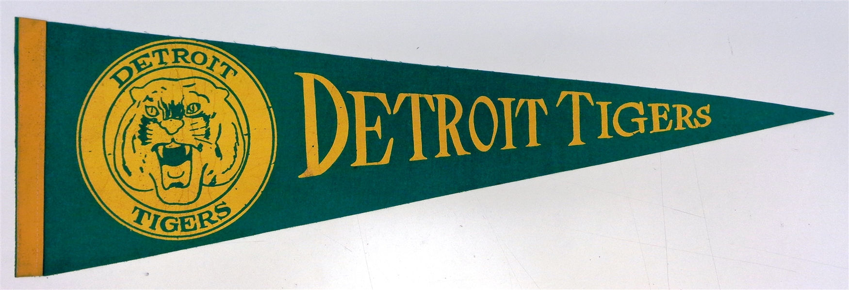 Detroit Tigers 1940s 3/4 Size Green Pennant