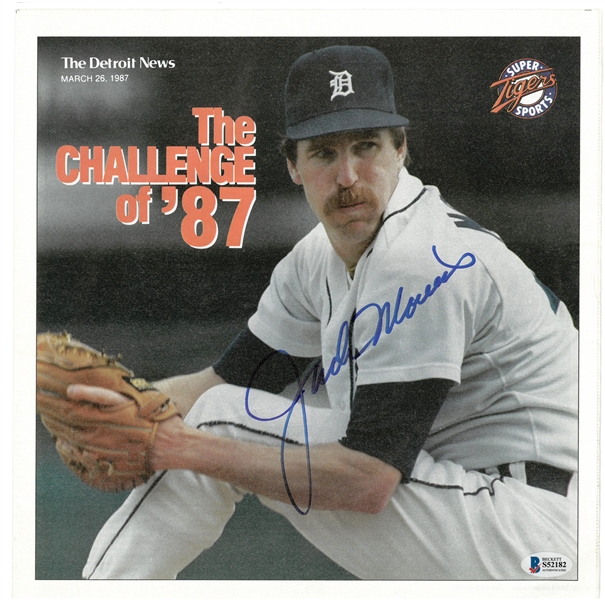 Jack Morris Autographed 1987 Baseball Magazine