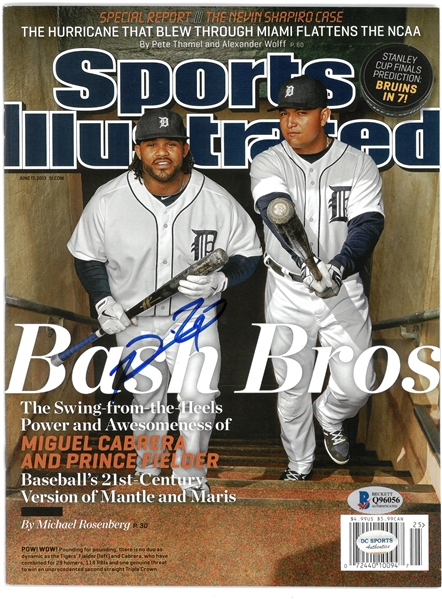 Prince Fielder Autographed 2013 Sports Illustrated