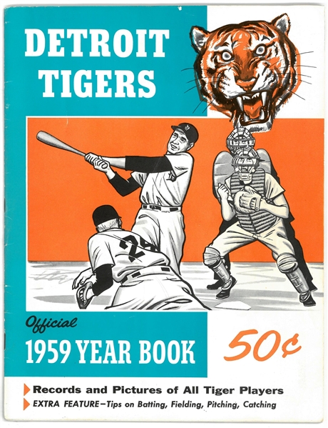 1959 Detroit Tigers Yearbook (near mint)