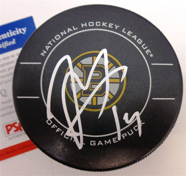 Tyler Seguin Autographed Bruins Game Puck