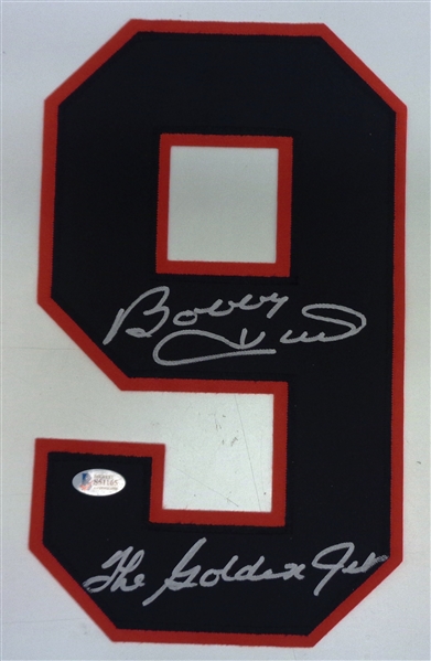 Bobby Hull Autographed Blackhawks Jersey Number