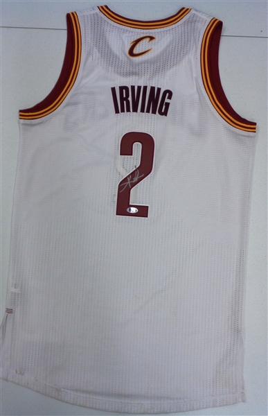 Kyrie Irving Autographed Caveliers Jersey