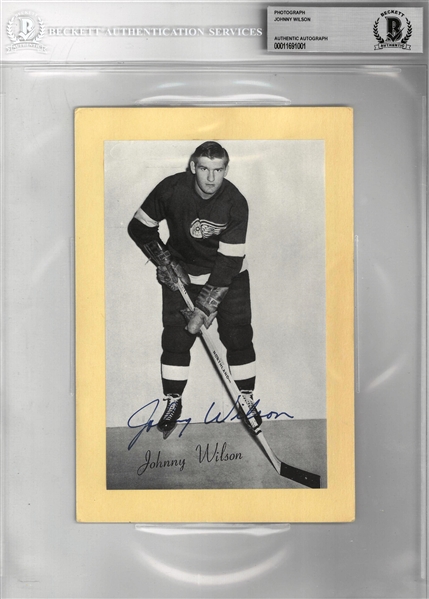 Johnny Wilson Autographed Beehive Photo Card