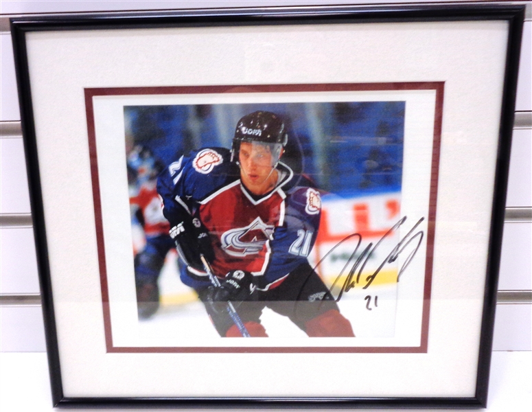 Peter Forsberg Autographed Framed 8x10 Photo