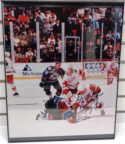 Darren McCarty Autographed Framed 16x20 Photo
