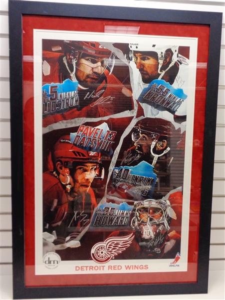 Red Wings Multi Signed Poster (Pick up Only)